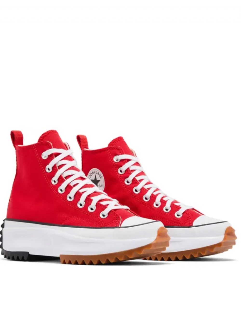 Converse Run Star Hike Platform High 'Red' Women 6.5 US